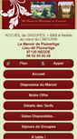 Mobile Screenshot of manoirdeplainartige.com